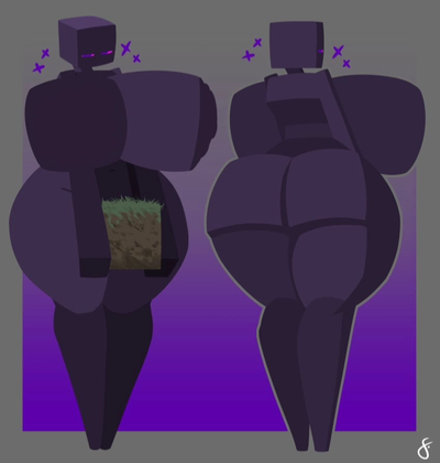 Cubic Hottie, Enderwoman (Minecraft)
