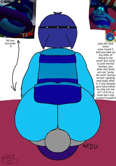julia the fat ass siren seal #50