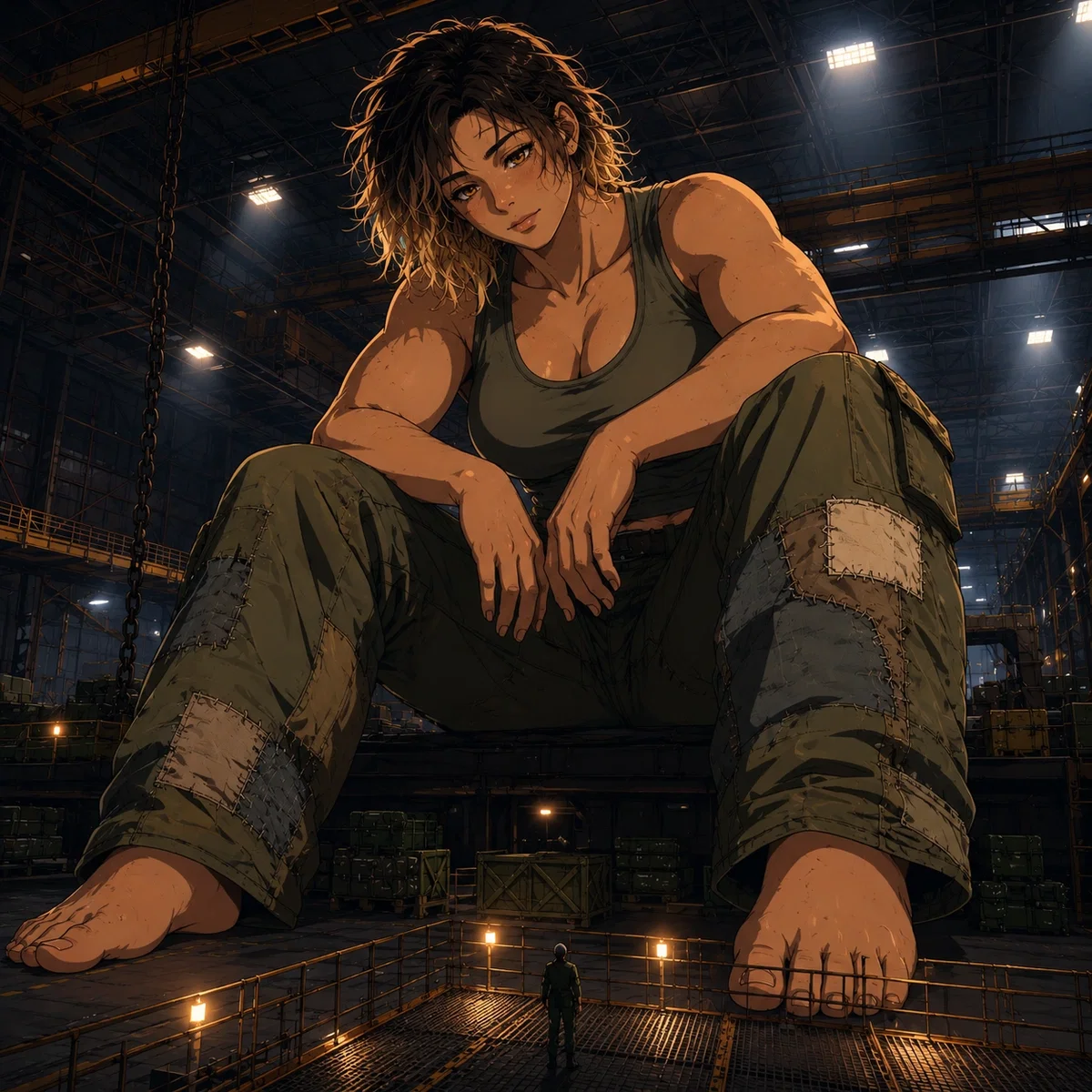 Maeve "Atlas" Calloran - Your childhood friend became a giantess