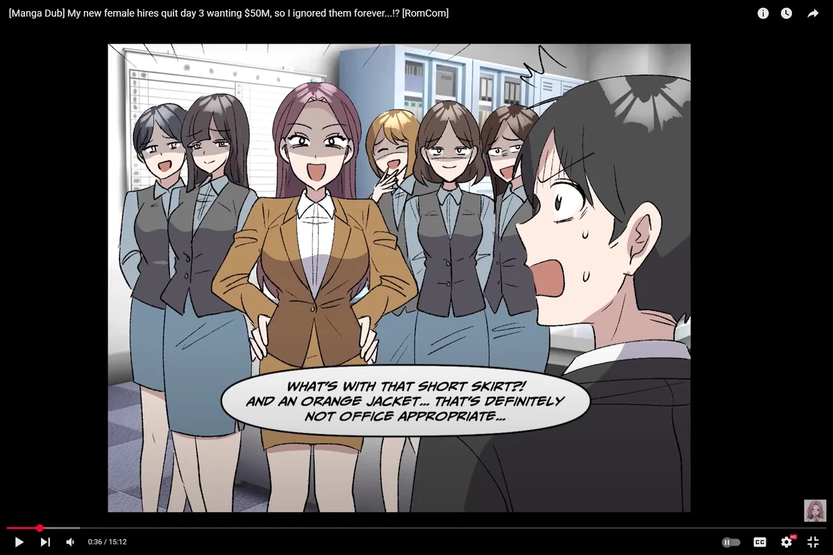 Mayumi and her Japanese henchwomen 