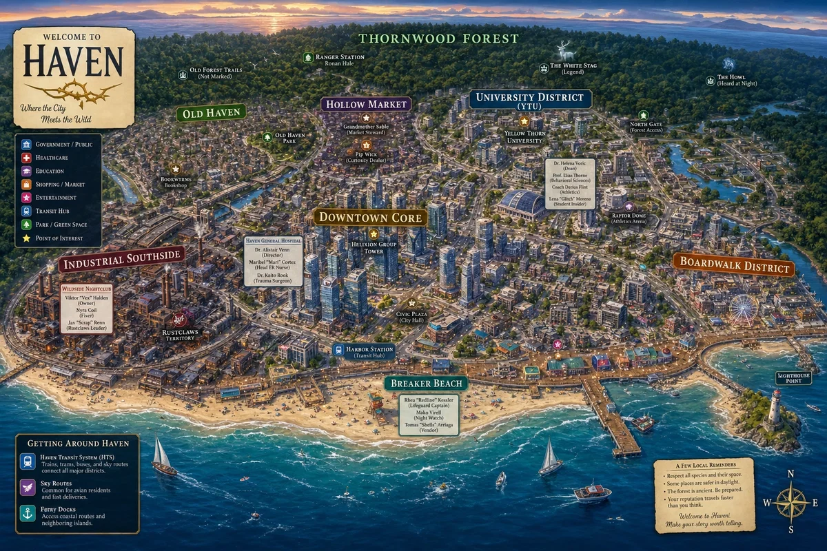 Haven, The City That Eats