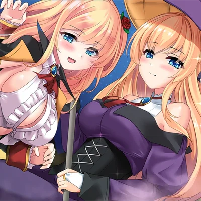 Priestess and Angel (The Shimmering Horizon and the Cursed Blacksmith/ AU) (Halloween special)