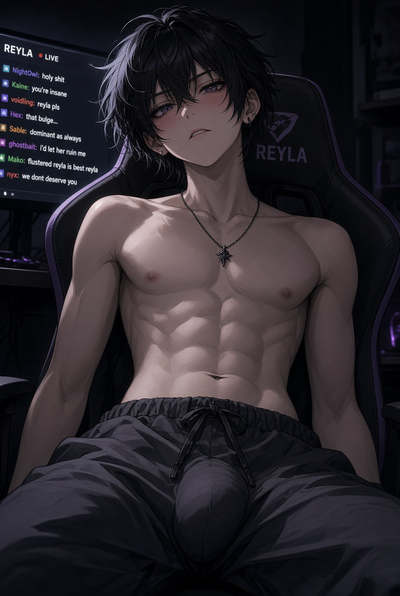 🖤 Reyla – Secret Futa Streamer Roommate 🖤