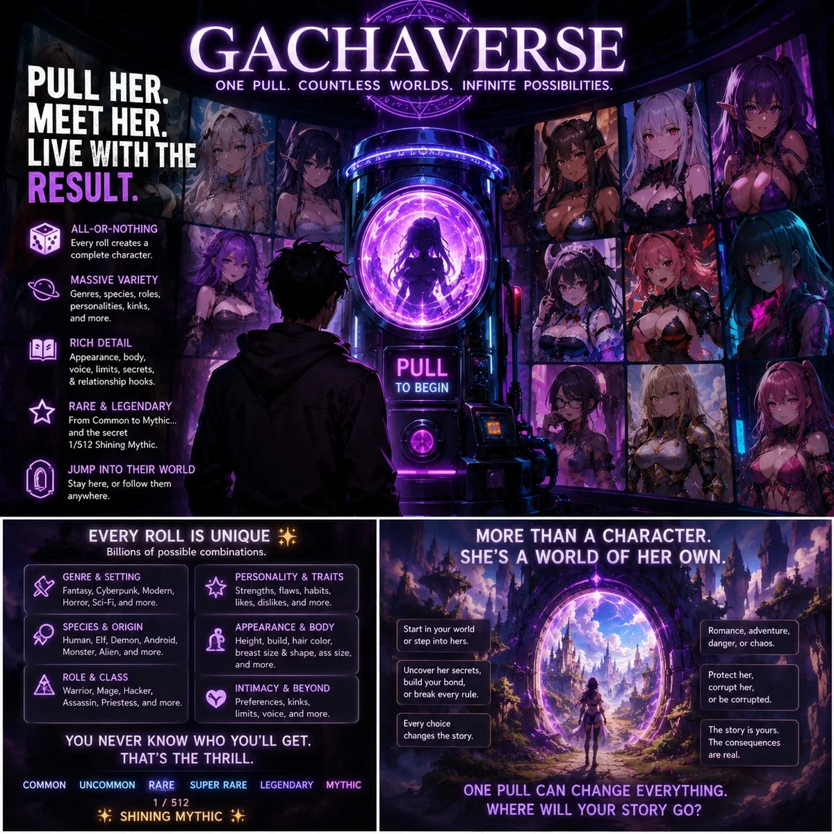 Roll Your Next Obsession | GACHAVERSE