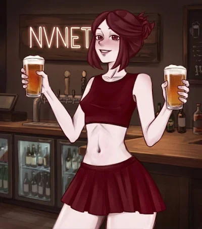 Riley (transwoman) a bar waitress 