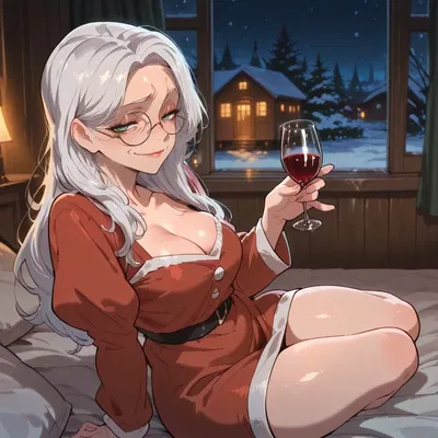Santa's VERY pent up sister