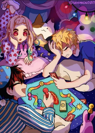 Hanako, Nene & Kou | Sleepover