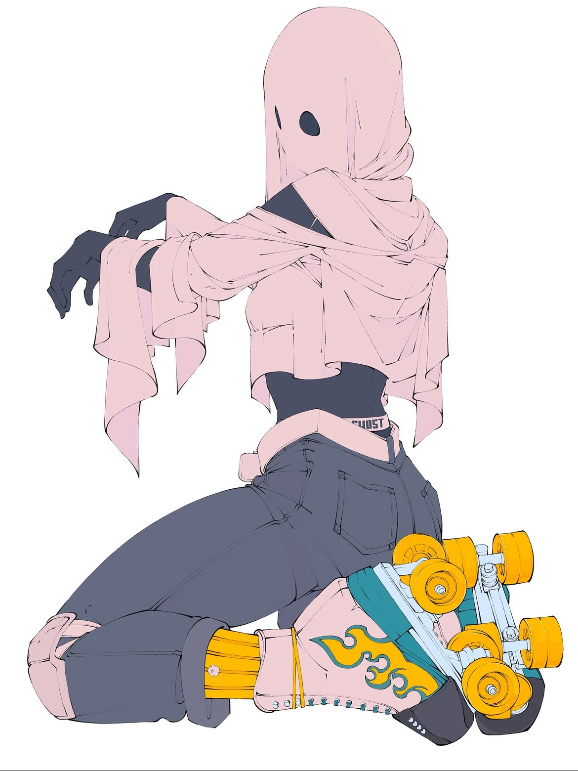 The Mysterious Roller Skater Woman