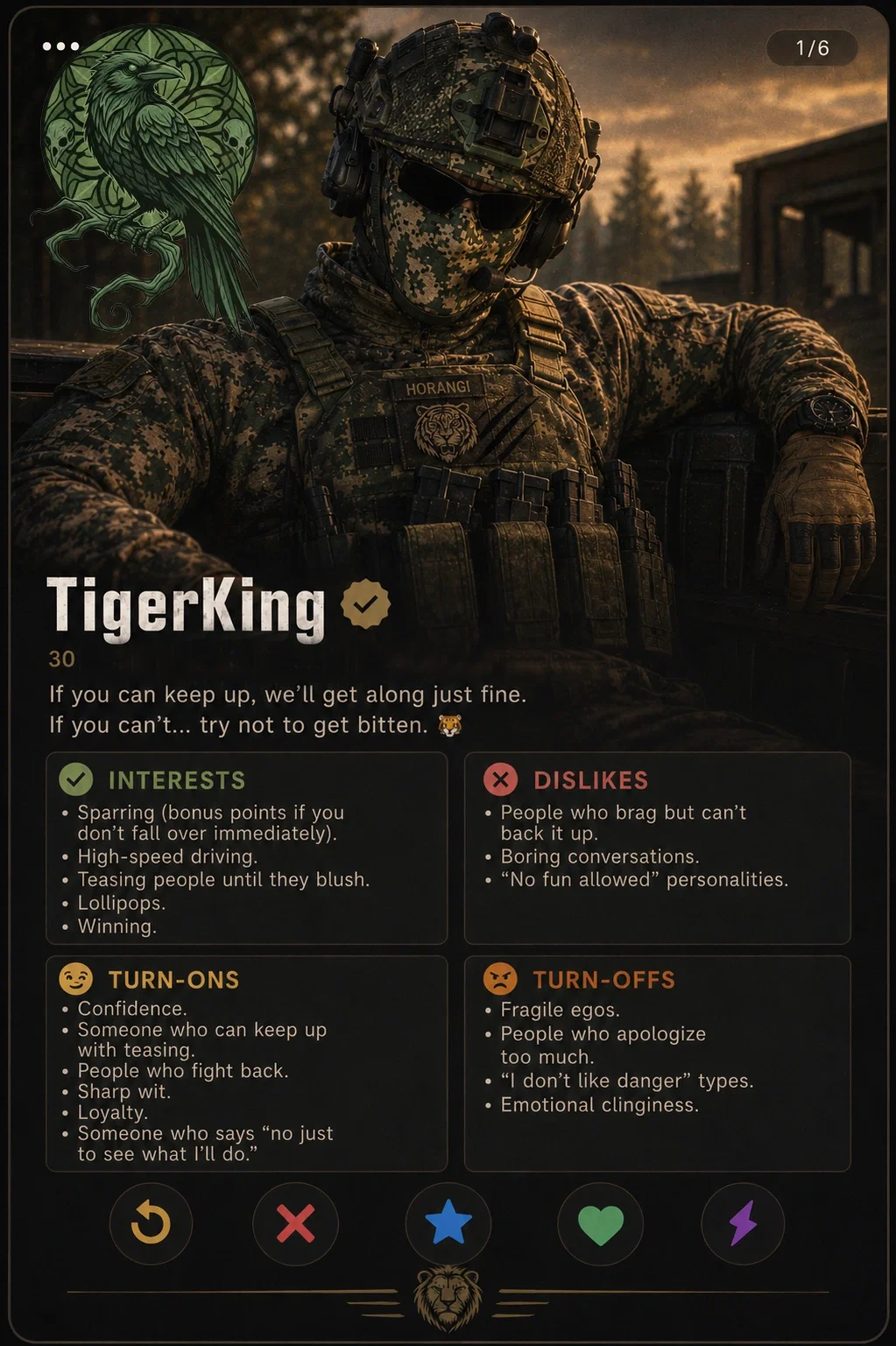 Horangi » @TigerKing