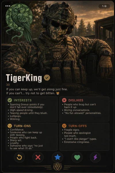 Horangi » @TigerKing