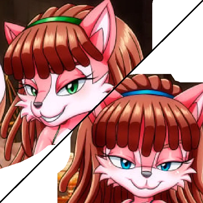Leeta Wolf and Lyco Wolf (Sonic the Hedgehog) (Beach vacation with the twin wolves)