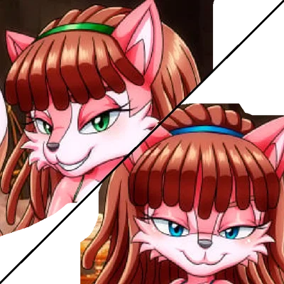 Leeta Wolf and Lyco Wolf (Sonic the Hedgehog) (Beach vacation with the twin wolves)