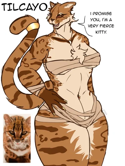 You're chatting with your new female friend, and she insists she's a very fierce kitty?!?!