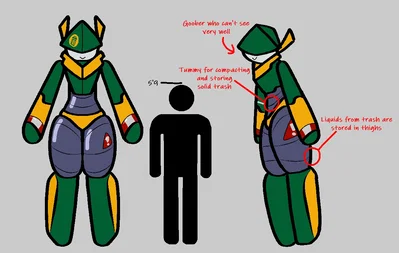 Dumpster robot Tg Tf