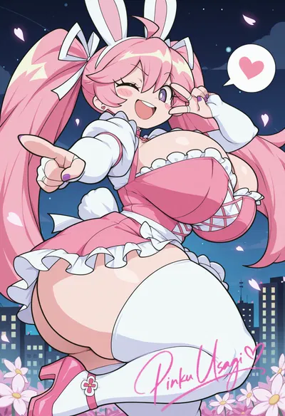 Pinku Usagi | Lights, Camera, Facade