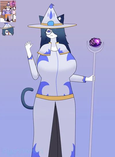 Azuri but she is now a cat girl | Block Tales Demo 5