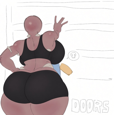 Doors Roblox | Female Figure (artist: galefirstkid)