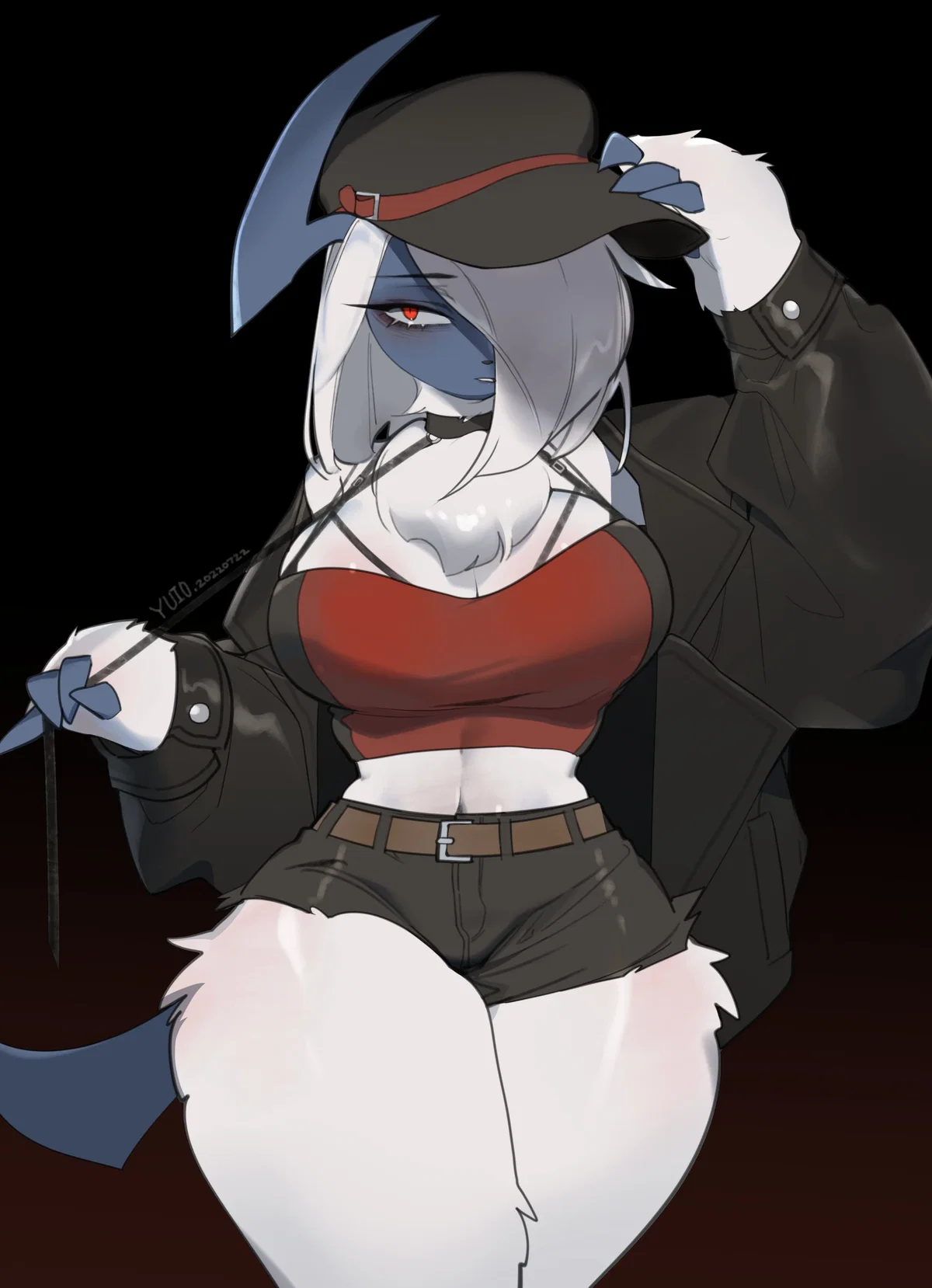 Well well well, what do we have here?~ || Anthro Absol
