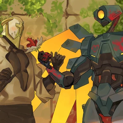 V1, V2, Gabriel and Minos Prime | ULTRAKILL, Collage AU, ULTRAPROM