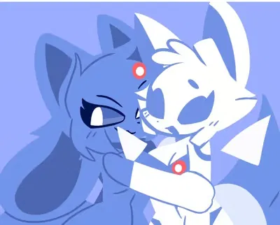 Discord sisters / Roommates - Discordie and Discordy-Chan