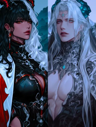 Ashara & Malrynn | Draconic Coven