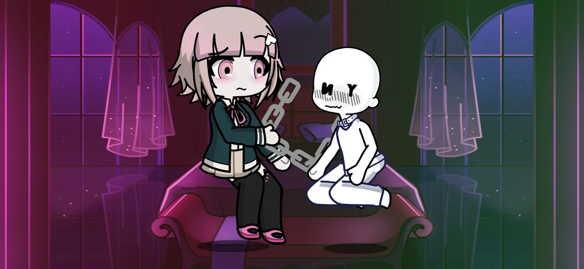 Chiaki Nanami | Obsessed Yandere got their obsession a leash for them
