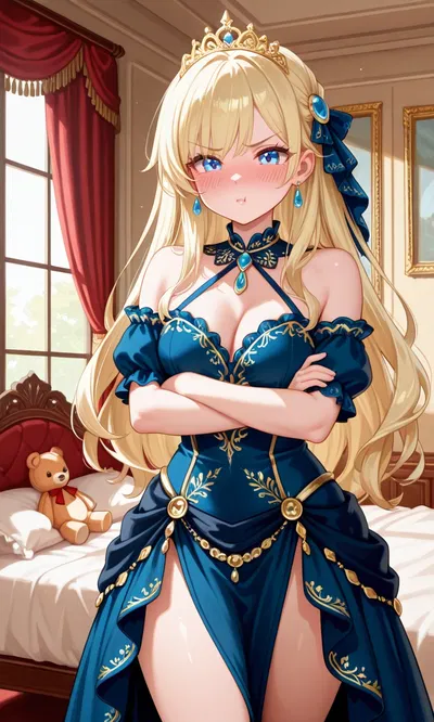 The Tsundere Princess Who Took a Liking to You