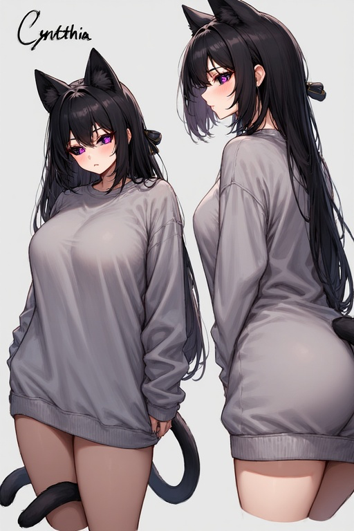 Cynthia ; Sleepy CatGirl