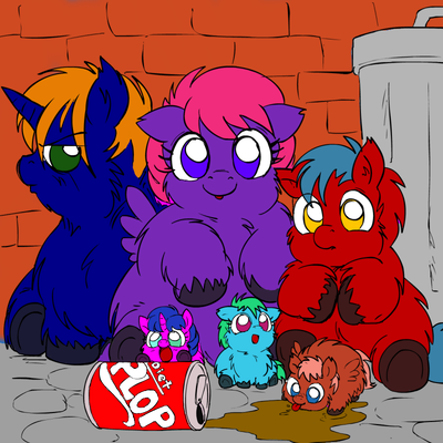 Feral Fluffy Pony