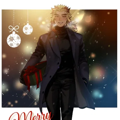 Kyojuro is your ex - fake dating in Holidays!