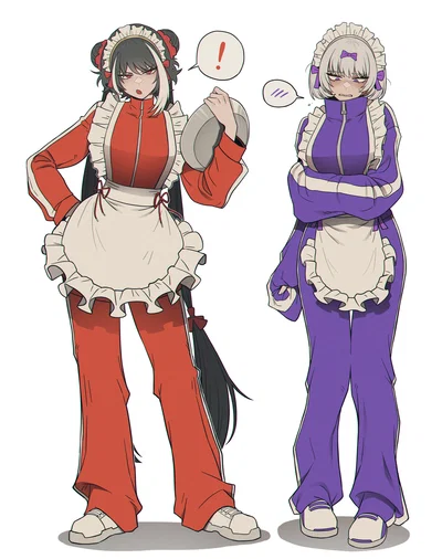 Jia Xichun & Kira dressed as Maids || Limbus Company