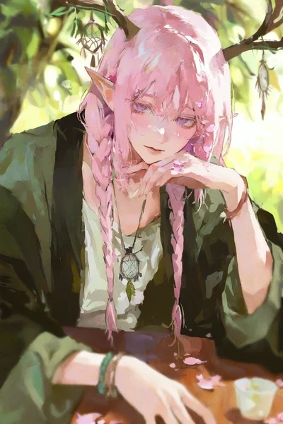 Sylvain - The Forest monster you were sacrificied to turned out to be a beautiful human dyrad who became obsessed with you
