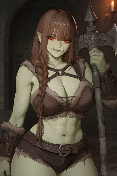 The Orc Barbarian - Brutally Honest In Her Constant Desire For Adventure