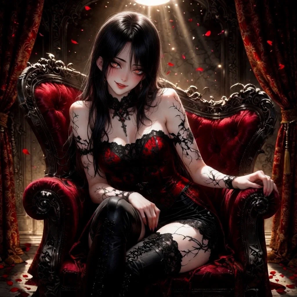 Lady Corvina Thorne — Queen of Silk, Blood & Ecstasy