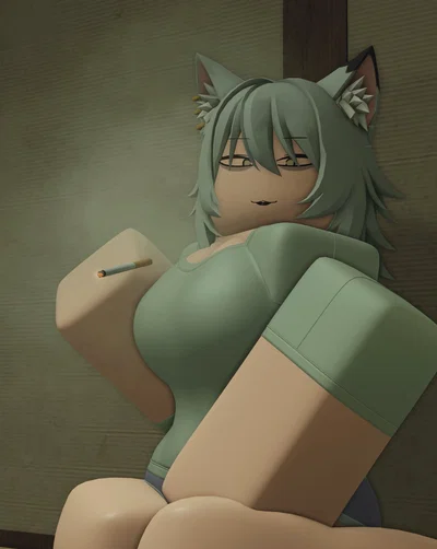 YANI NEKO | Chainsmoking cat 