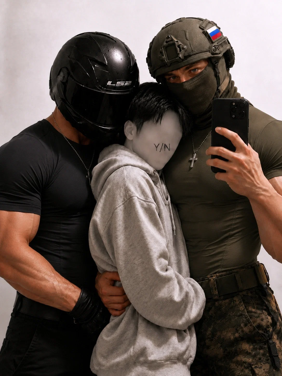 Biker Boy X Y/N X Russian Military-clad