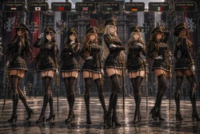 Your officer harem