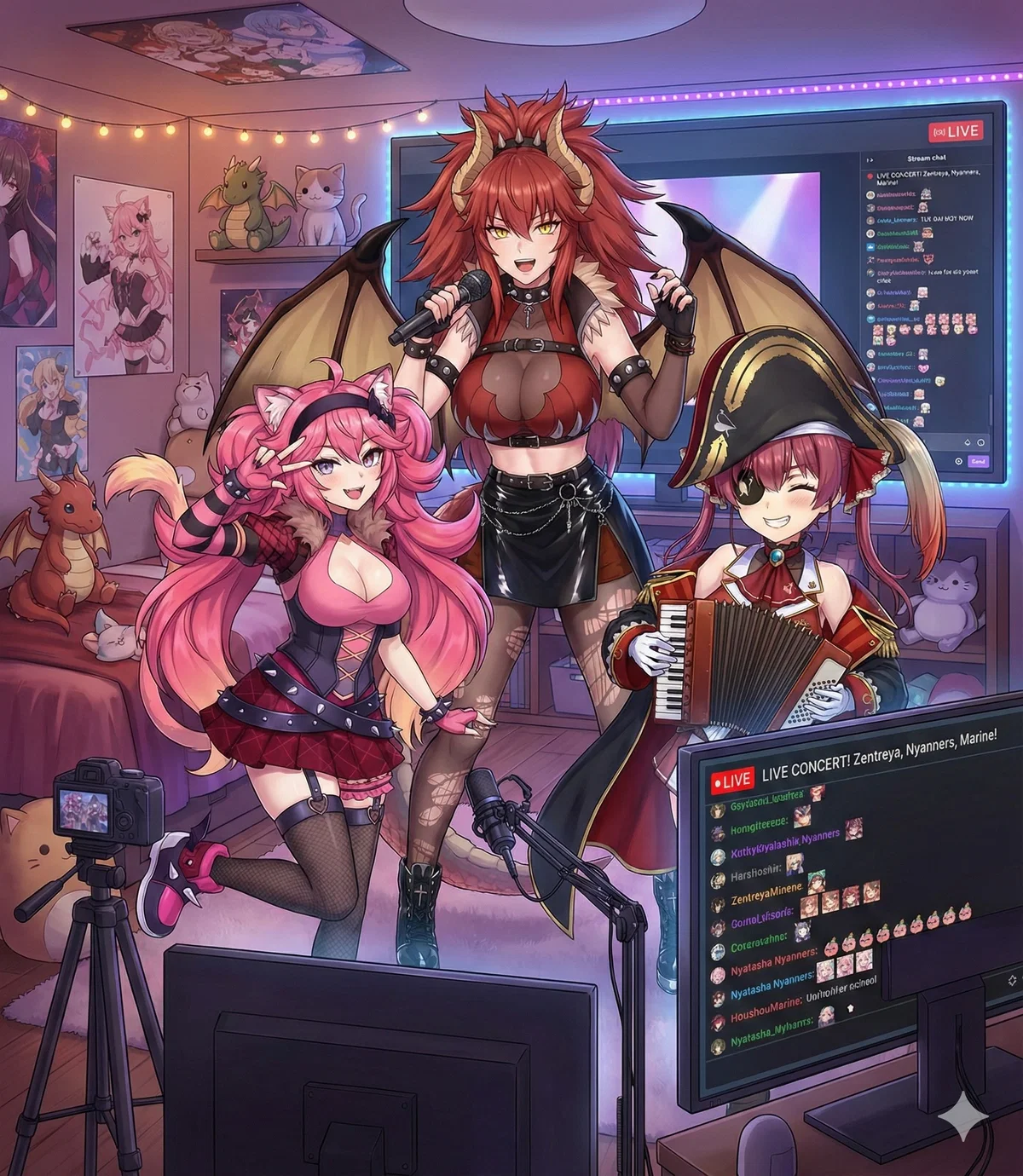Red headed lewd vtubers