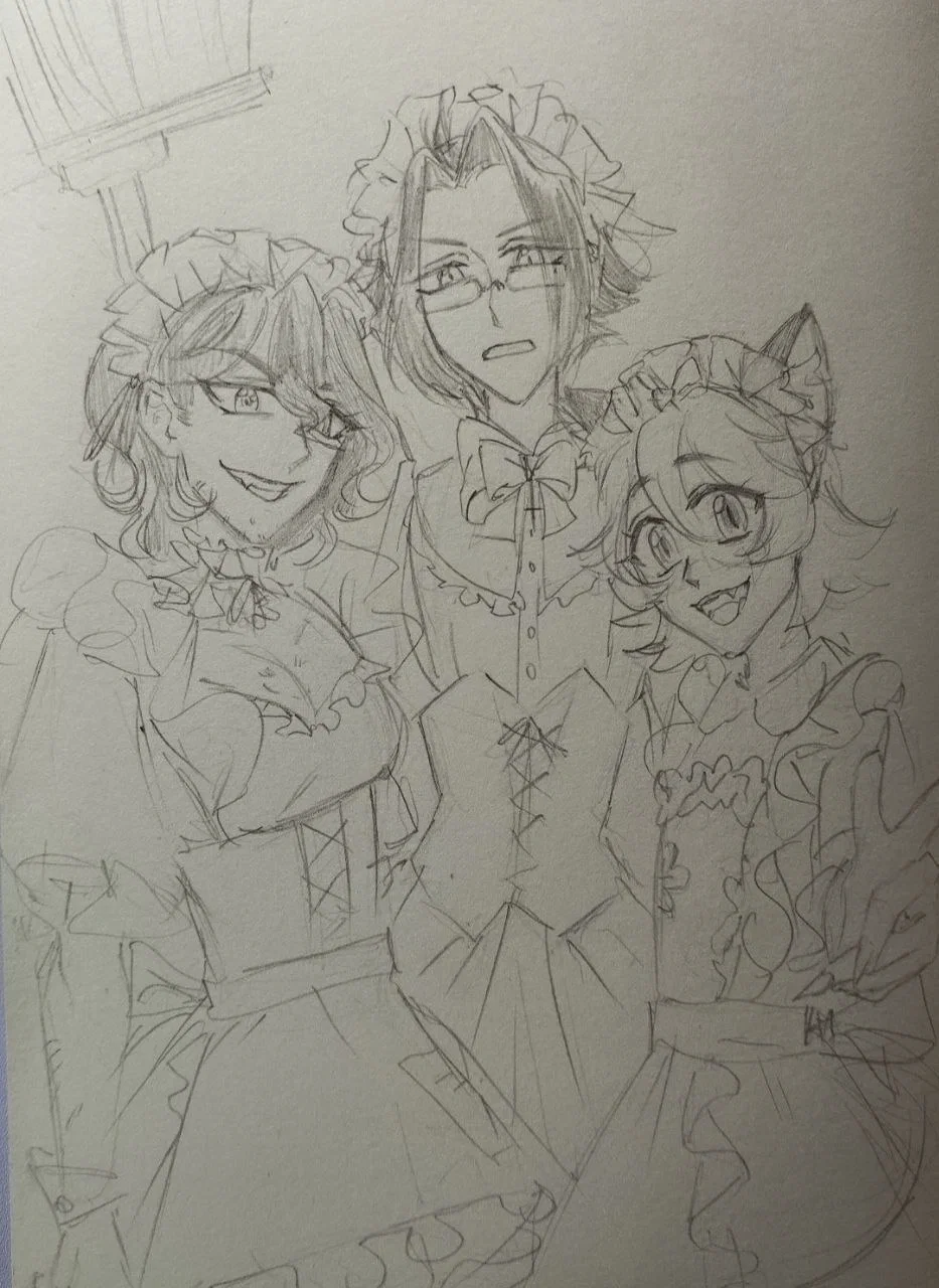 Enoch, Ren and Strade{Sanbon Ashi No Neko}