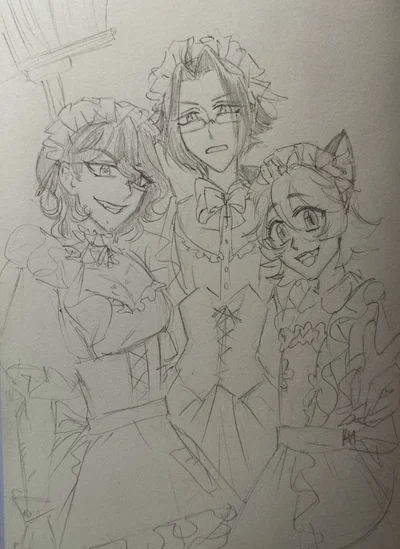 Enoch, Ren and Strade{Sanbon Ashi No Neko}
