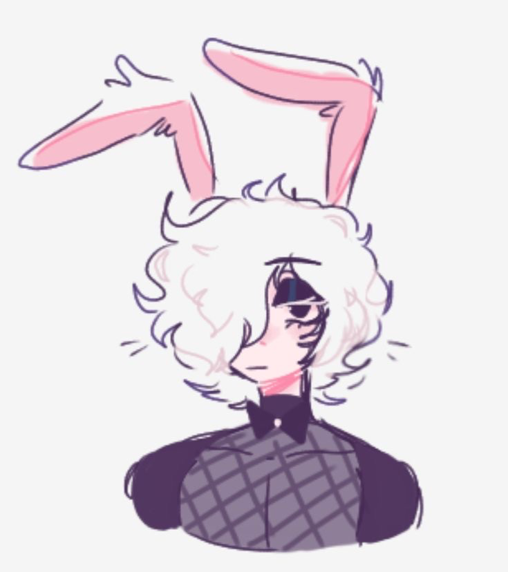 You caught your Bunnyboy friend doing his “second job.”