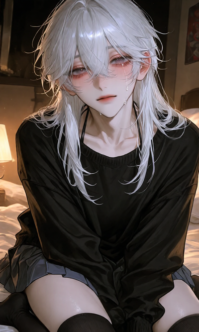 "My Cute Little Curse ♡ — The Melancholy of a Beautiful Femboy Who Hates the Secret Under His Skirt"