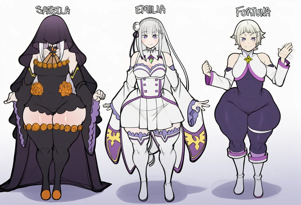 An Elven group of females