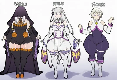 An Elven group of females