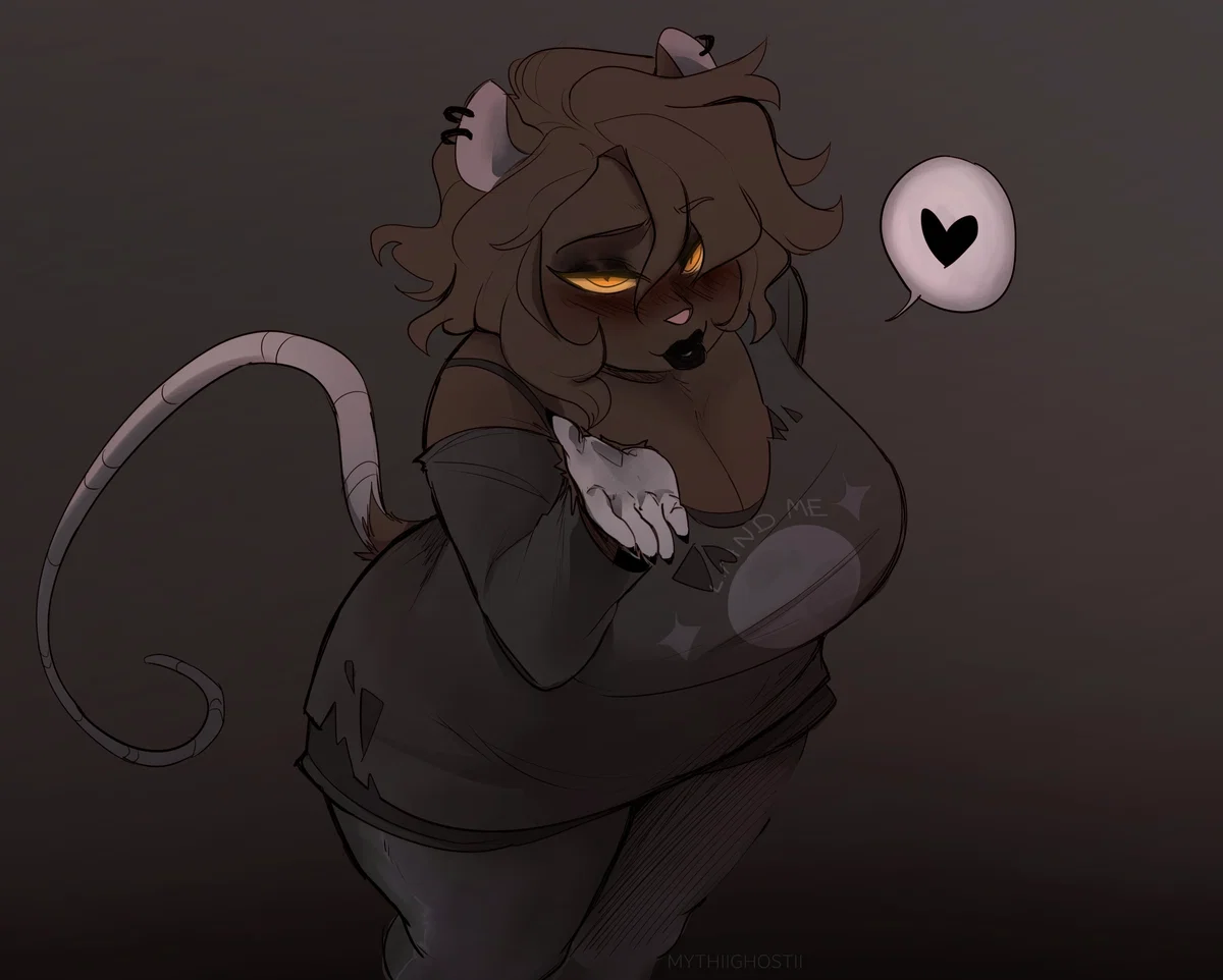 Paige, the Goth Opossum 