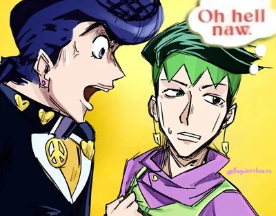 Josuke and Rohan 