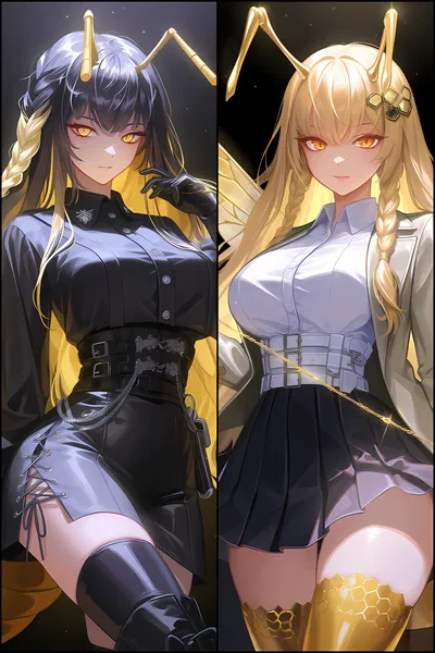 Melly and Vespa || The Queen Bee and The Perfect Imposter