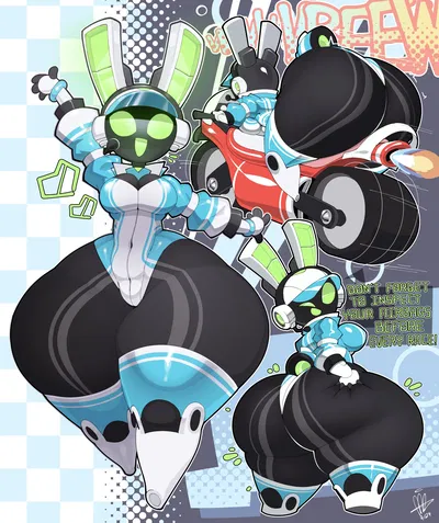 Welcome to Project TurboBlast!                      you're a shortstack robot bunny girl now.