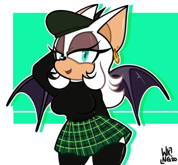 Rouge the bat a collage student that's 25?