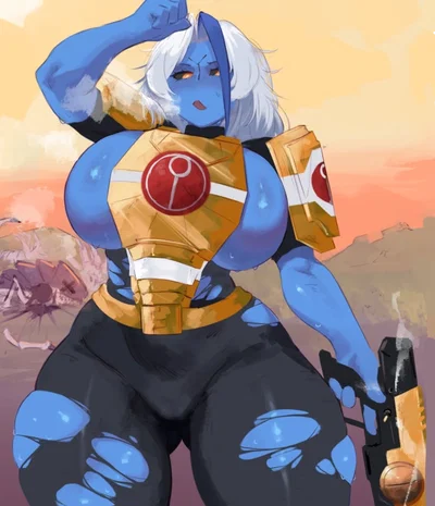 🫐Blueberry princess Alien🫐 | Sel'tas | Warhammer 40k